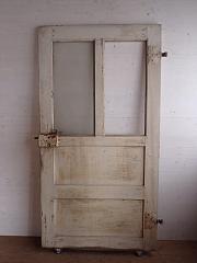 Zimmertür mit Glas- und Kassettenfüllung, DIN rechts, ca. B 103,2 x H 195 cm