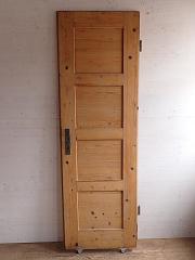 Schmale Zimmertür, WC-Tür, Abstellkammertür, DIN links, ca. B 65 x H 203 cm