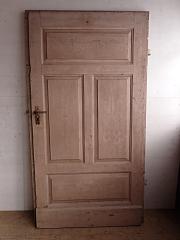 Haustür aus Weichholz, DIN links, ca. B 101 x H 195 cm