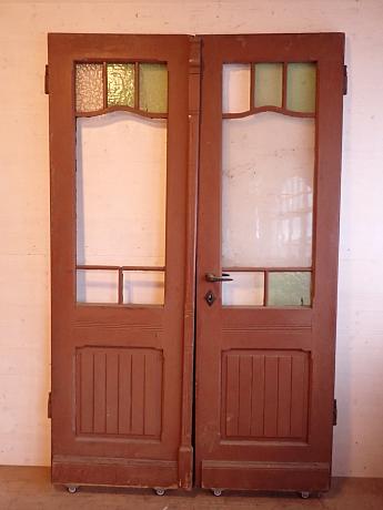 Zweiflügelige Haustür im Jugendstil ArtNr.4768