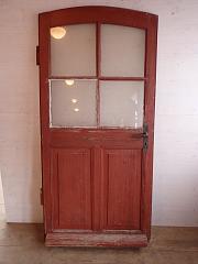 Haustür mit Rundbogen und Glas, ca. B 98,7 cm x H 208 cm, DIN re