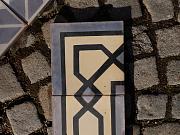 Zementfliesen, Fliesenbordüre, ca. 20 x 20 cm, ca. 2,6 lfm