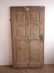 Haustür aus Weichholz, DIN rechts, ca. B 102 x H 189 cm