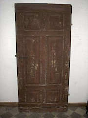 Stadel- oder Haustüre aus Weichholz DIN li, ca. 89,5 x 188