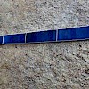 Jugendstilfliesenband uni blau Art.Nr.: 1231