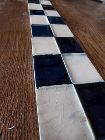 Jugendstilfliesenband blau-weiß Art.Nr.: 1016