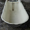 Gusseiserne Badewanne mit besonderer Armatur Art.Nr.: 1437