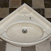 formschönes Eckwaschbecken-Artnr.728