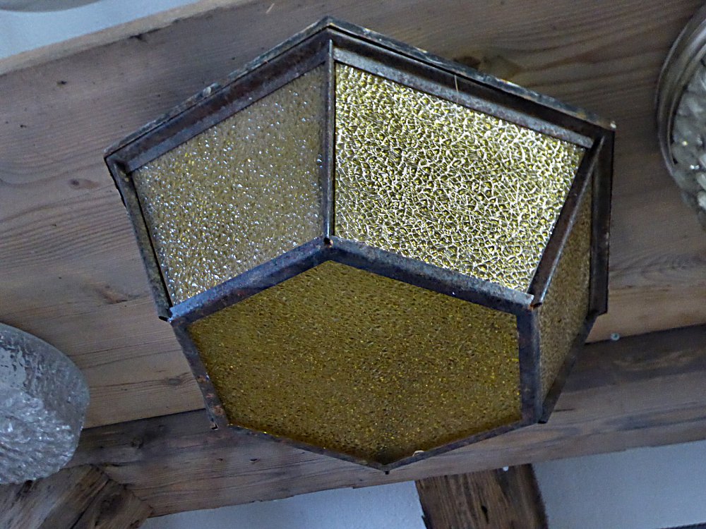 Deckenlampe Plafoniere : Deckenleuchte plafoniere mit ornamentglas