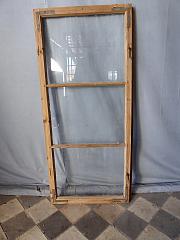 Sprossenfenster gelaugt, ohne Rahmen, ca. 60,5 x 133 cm