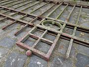 Historischer, schmiedeeiserner Gartenzaun, ca. 15,8 lfm