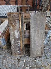 Treppenstufen aus Eichenholz, ca. 88 x 27,5 x 4,5 cm