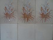 Steingutfliesen für die Wand, neueren Datums, 15x20 cm