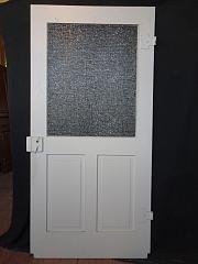 Breite Wohnungstür mit Glaseinsatz, DIN re, ca. 99 x H 209 cm