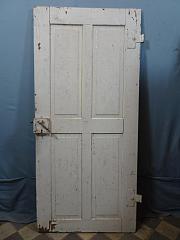 Zimmertür mit 4 abgeplatteten Füllungen, DIN re, ca. 83,5x187,5 cm