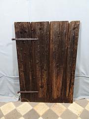 Altes, kleines Holztürchen DIN links, ca. 77,5 x 117,5 cm