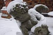 Winter 2021 bei Historische Baustoffe Ostalb