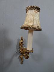 Kleine Wandleuchte "Fake Barock", H ges. ca. 34 cm