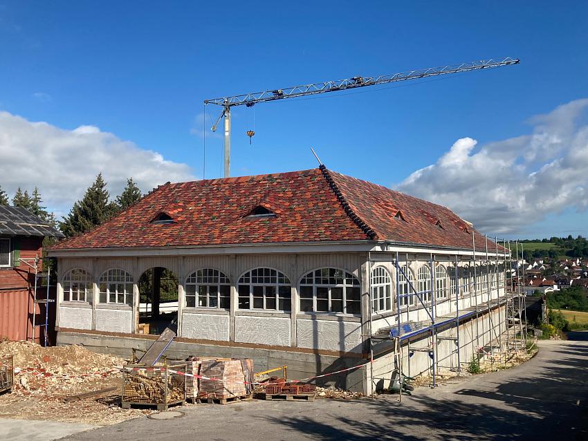 GlassaalDachdeckung