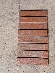 Klinkerriemchen, Verblender, ca. B 5 x L 24 x H 1 cm, ca. 3 m² - VERKAUFT-