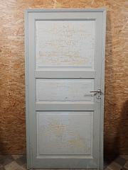 Zimmertür mit Kassettenfüllungen, DIN links, ca. B 102 x H 214 cm