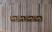 Fliesenband mit geometrischem Muster, ca. B 2,5 x L 15,2 cm