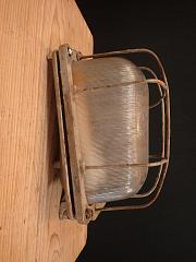 Bunkerleuchte, Stalllampe, Industrieleuchte, ca. B 18 x H 33 x T 18 cm