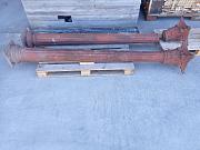 Gusssäulenpaar, ca. L 253 cm, RESERVIERT