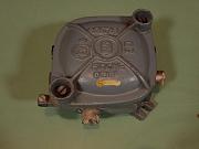 Aufputz Verteilerdose aus Gusseisen, ca. B 13 x L 13 cm VERKAUFT