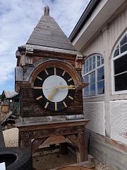 Uhrenturm, Türmchen, Turmuhr, ca. H 440 cm
