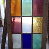 Fenster mit Buntglasscheiben ArtNr.2772