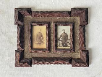 Tramp Art Holz Bilderrahmen ArtNr.3622