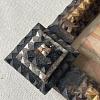 Tramp Art Holz Bilderrahmen mit Heiligenbild ArtNr.3620