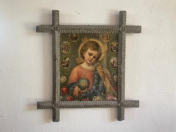 Bilderrahmen mit Jesuskind ArtNr.3489