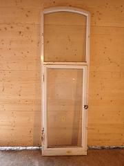 Vorfenster aus Weichholz, ca. B69,5 cm, H 217,5 cm