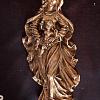 Strassackerfigur Bronzefigur Madonna mit Kind ArtNr.3314