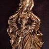 Strassackerfigur Bronzefigur Madonna mit Kind ArtNr.3314