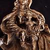 Strassackerfigur Bronzefigur Madonna mit Kind ArtNr.3314