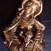 Strassackerfigur Bronzefigur Madonna mit Kind ArtNr.3314